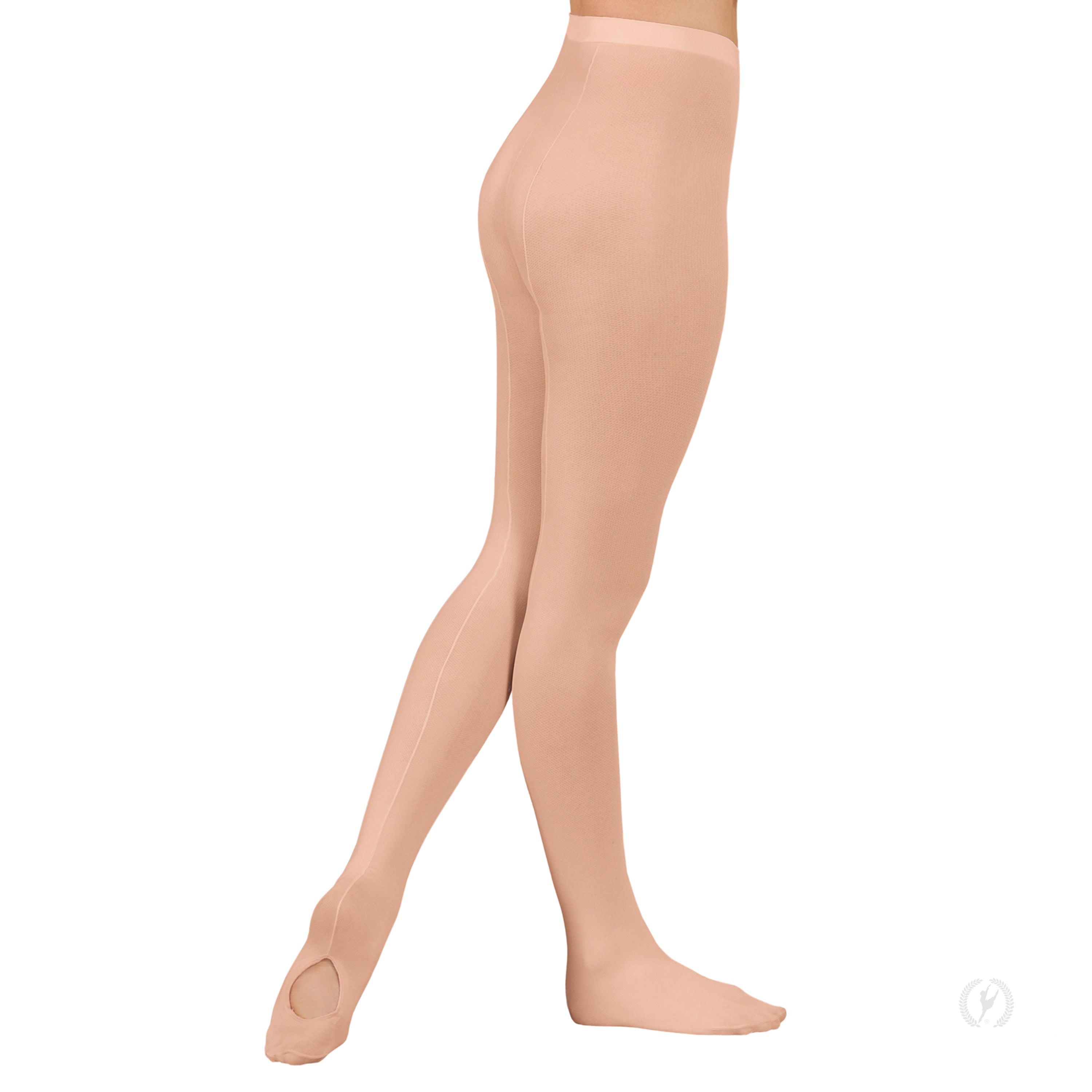 Eurotard 219 Womens Professional Mesh Back Seam Convertible Tights